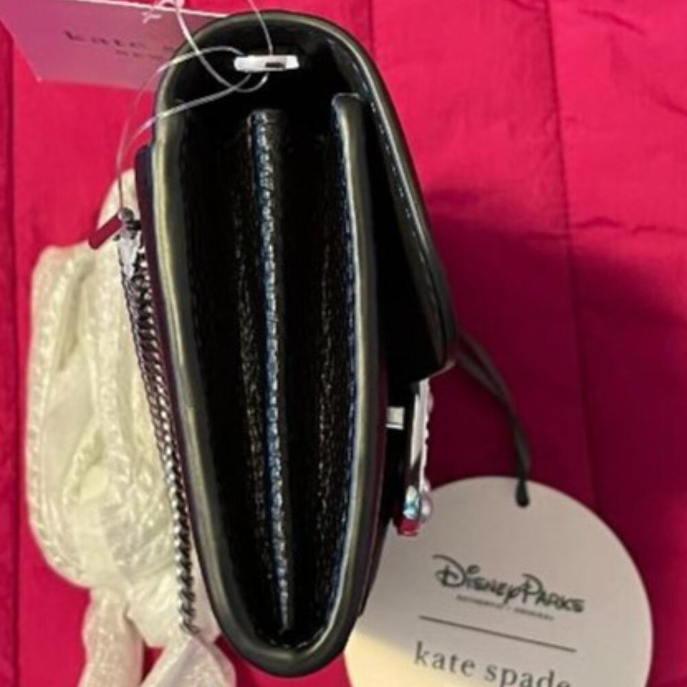 NWT $228 DISNEY PARKS & KATE SPADE WITH MINNIE MOUSE CROSSBODY / WALLET / WOC - Picture 12 of 17